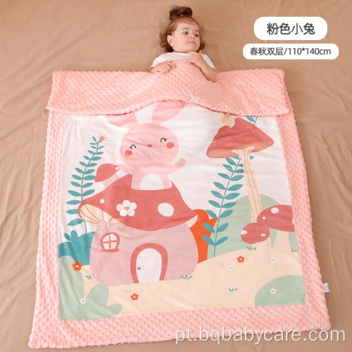 Cobertor de bebê super macio personalizado